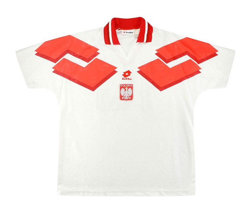 Primera equipación de Poland 1993