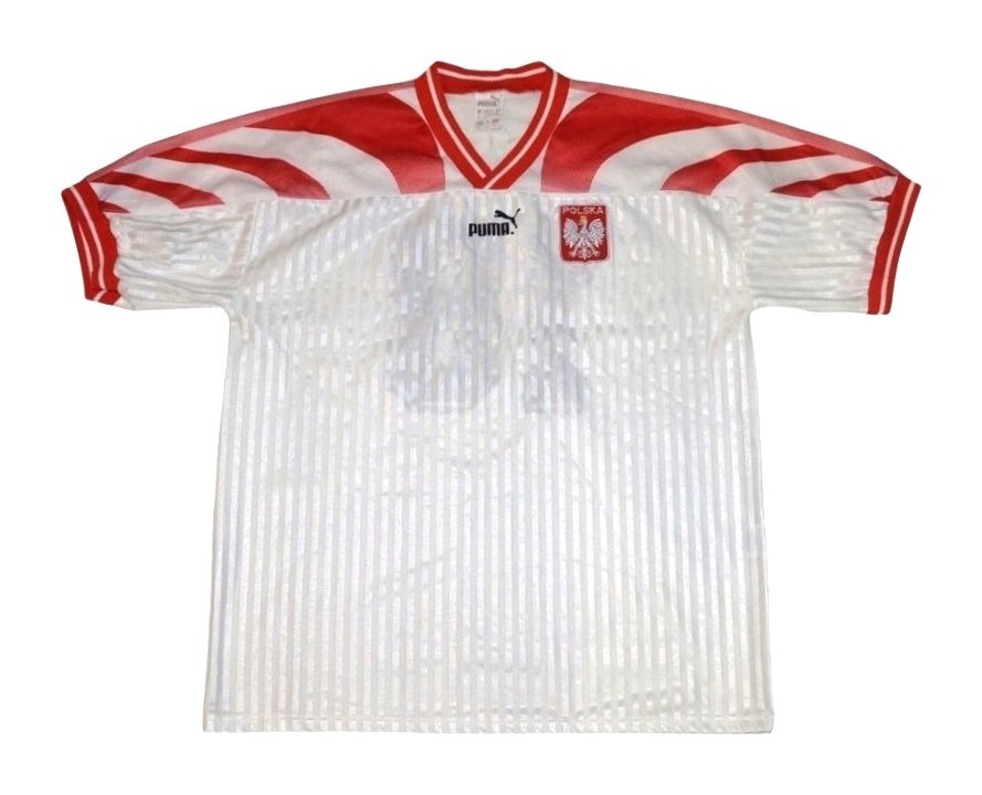 Primera equipación de Poland 1995
