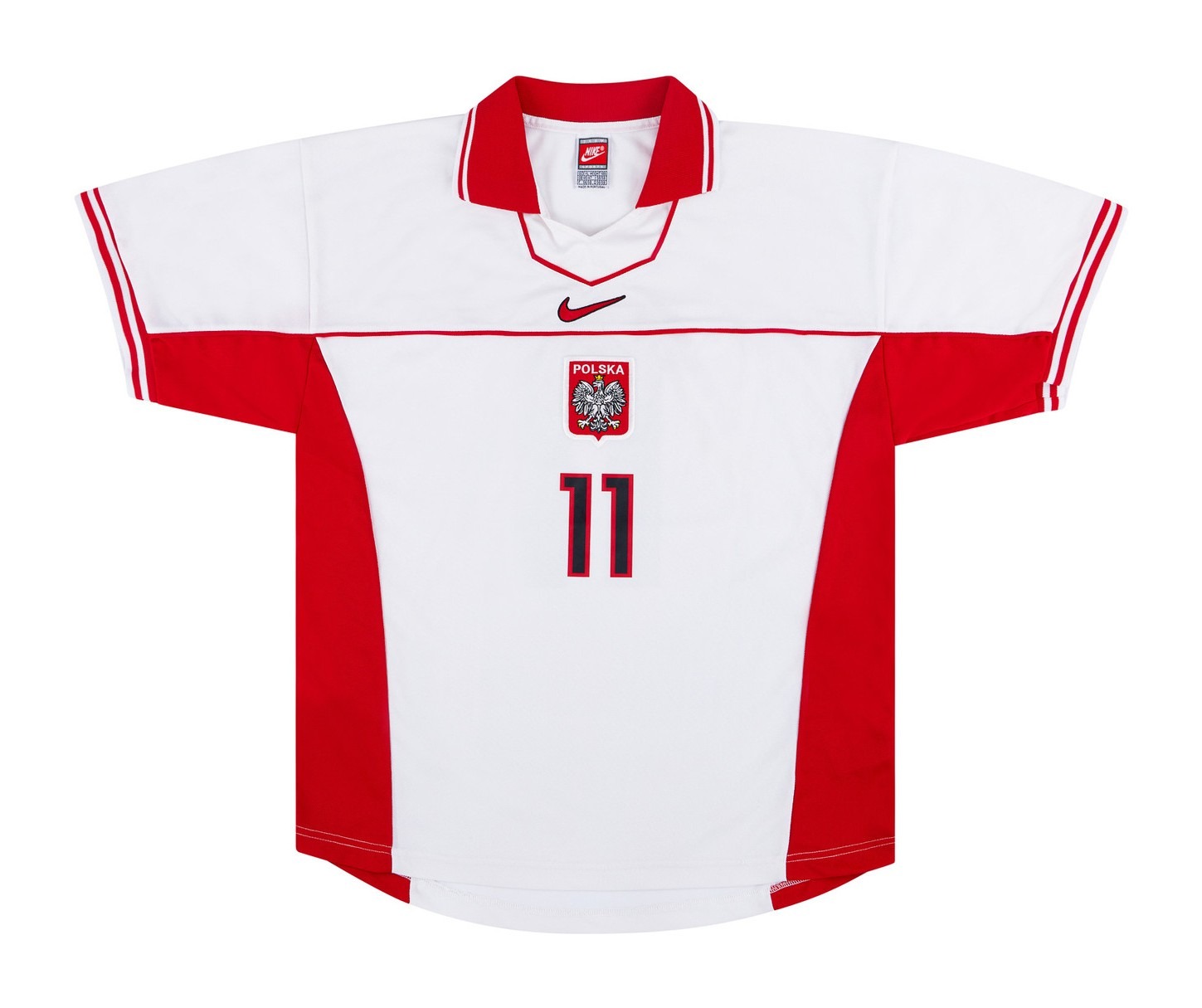 Primera equipación de Poland 1997