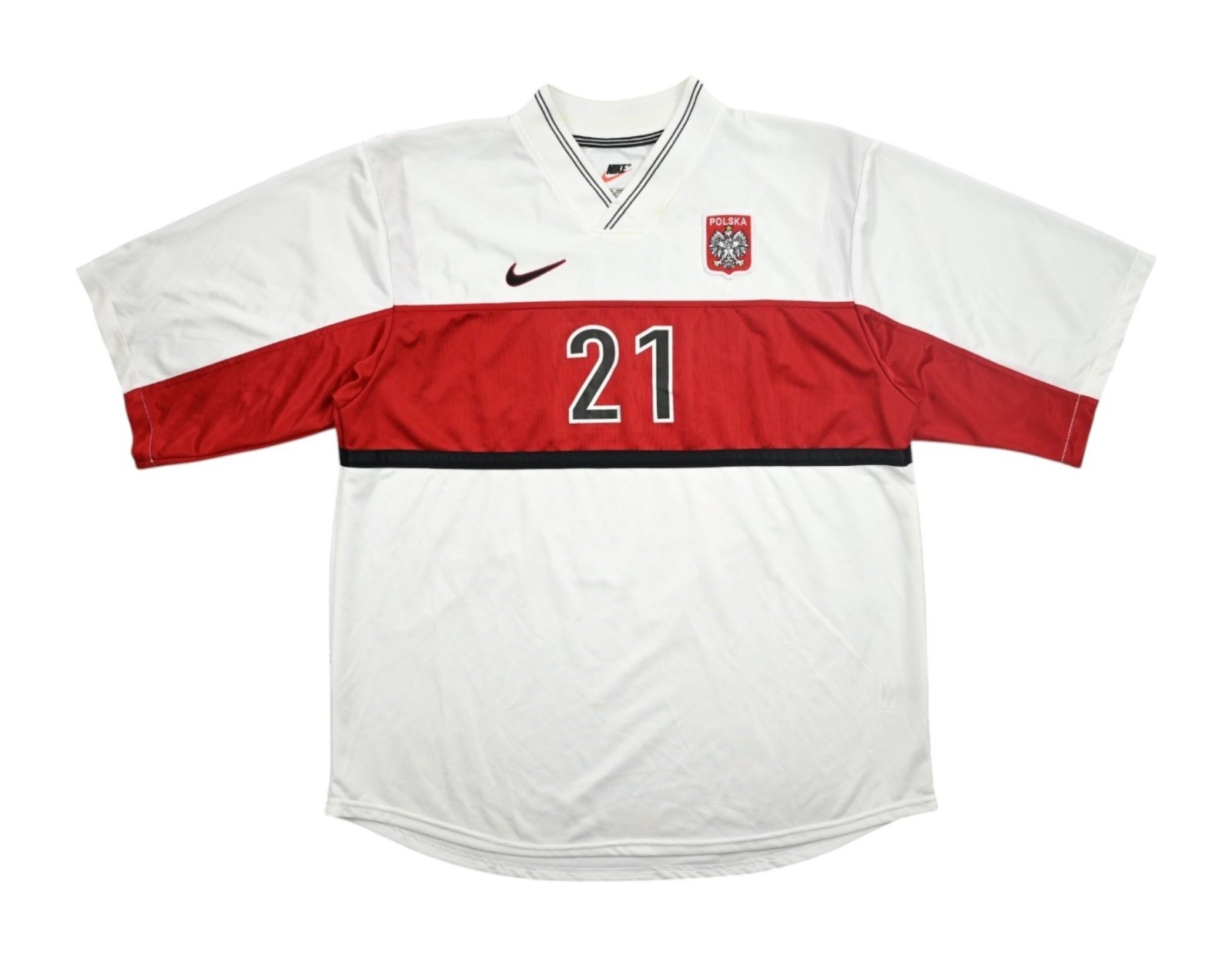 Primera equipación de Poland 1998