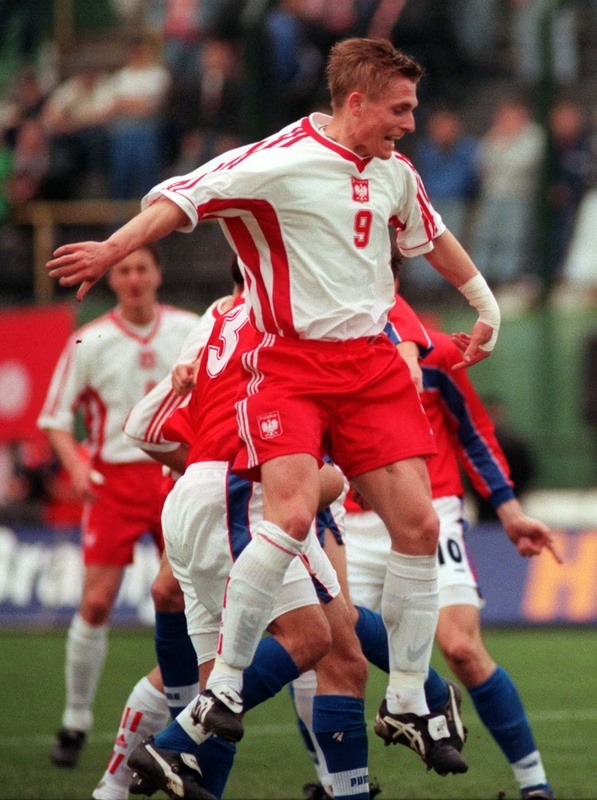 Primera equipación de Poland 1999