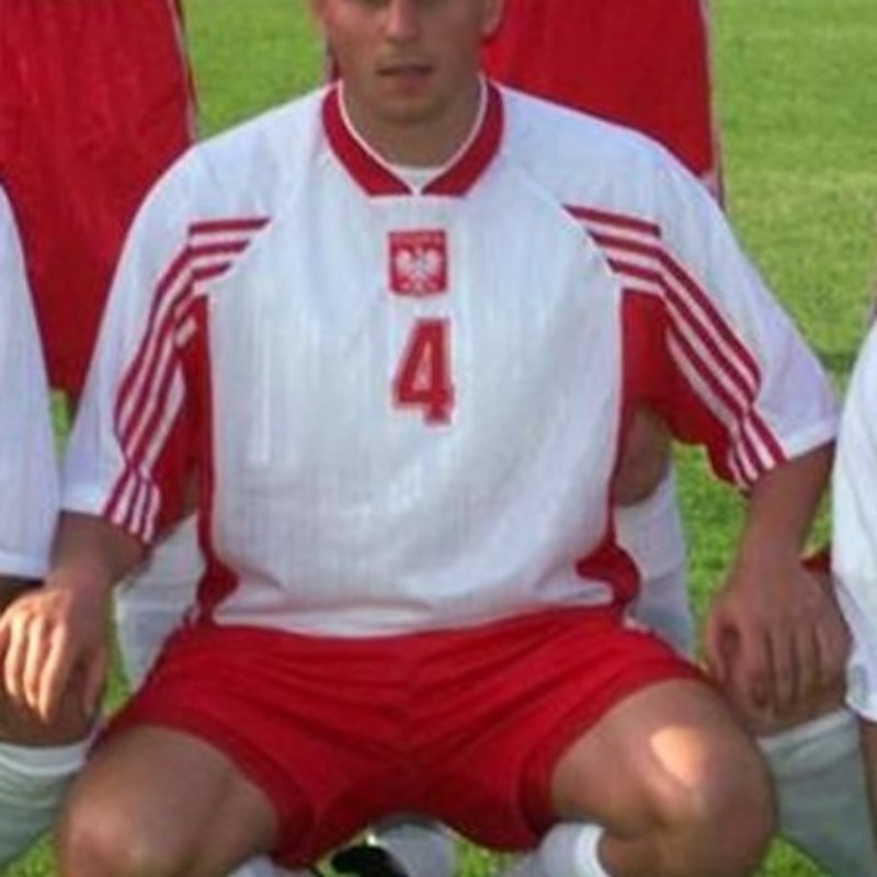 Primera equipación de Poland 1999