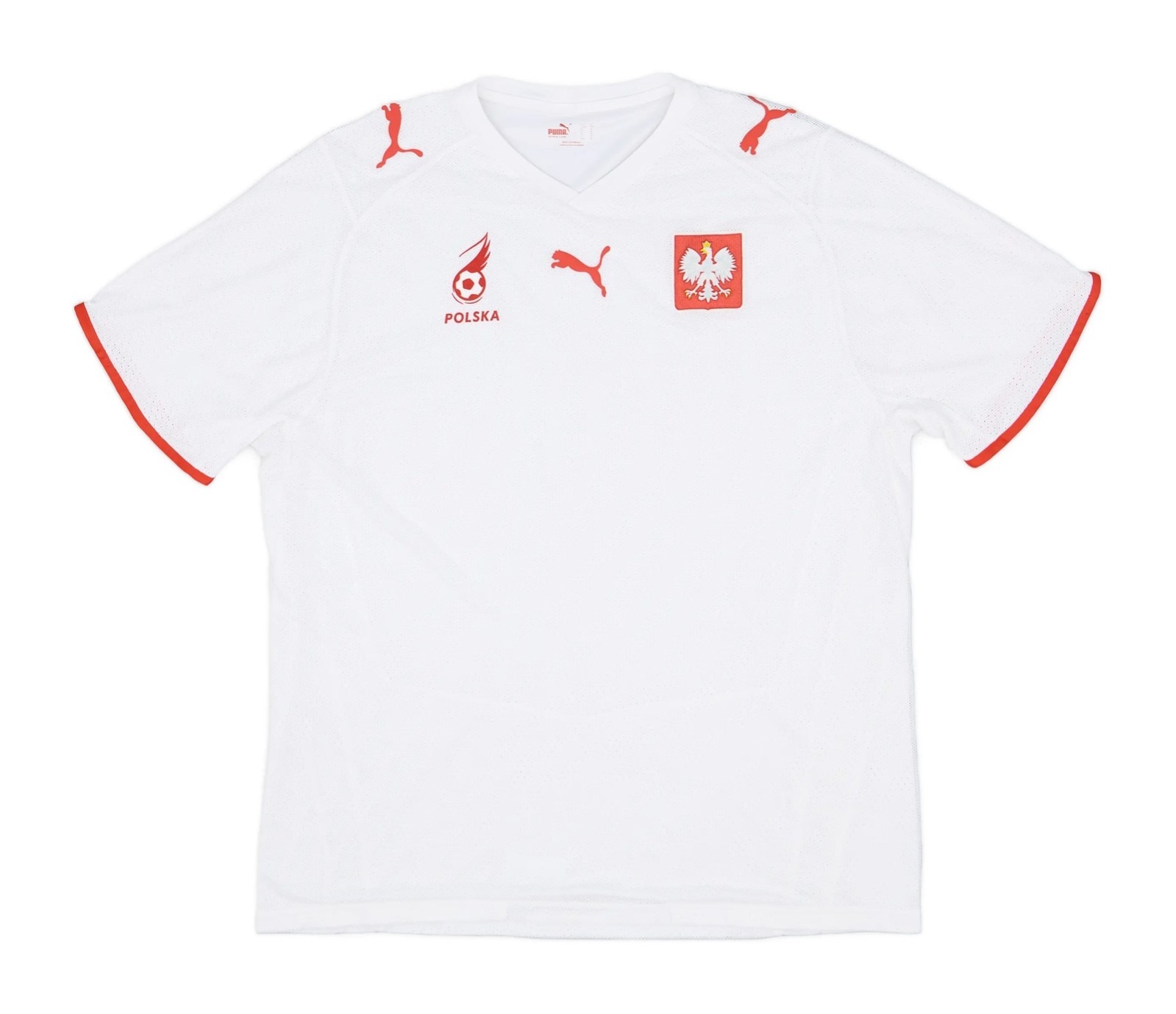 Primera equipación de Poland 2008