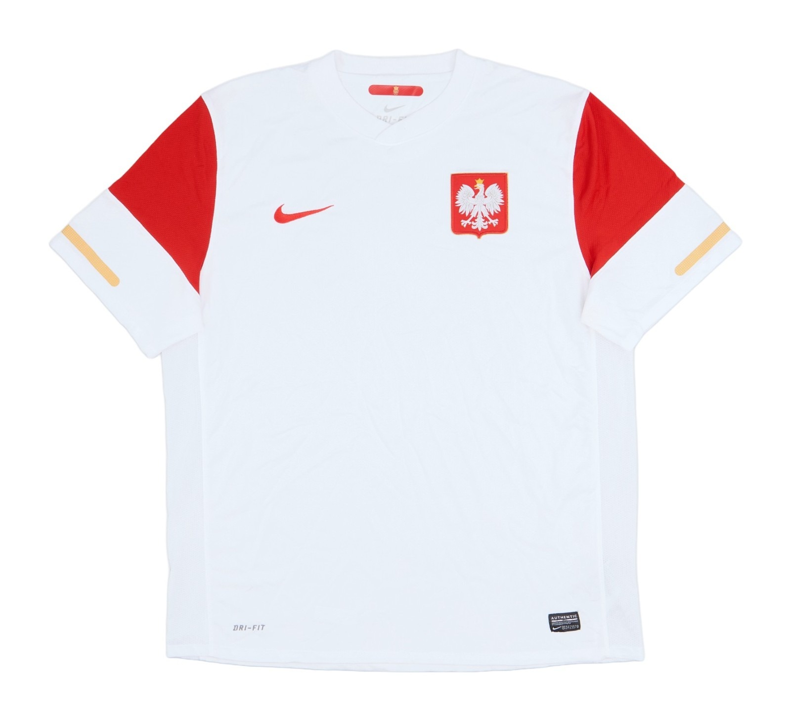 Primera equipación de Poland 2010