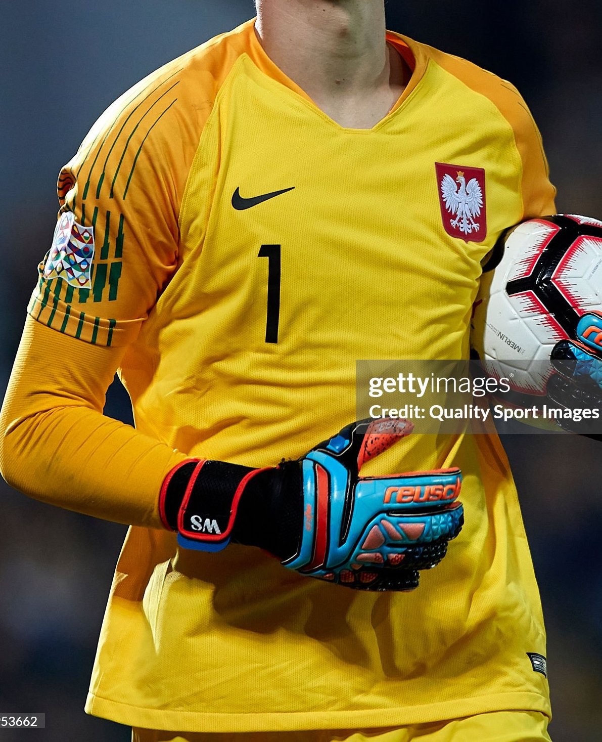 Equipación de portero de Poland 2018