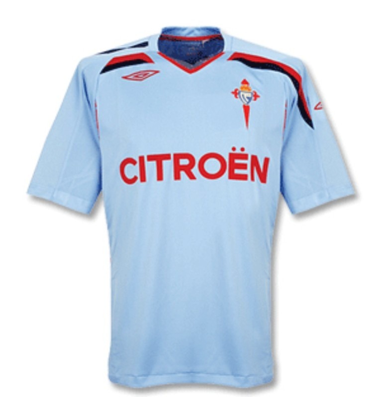 Primera equipación de RC Celta de Vigo 08-09 (Carry-over)