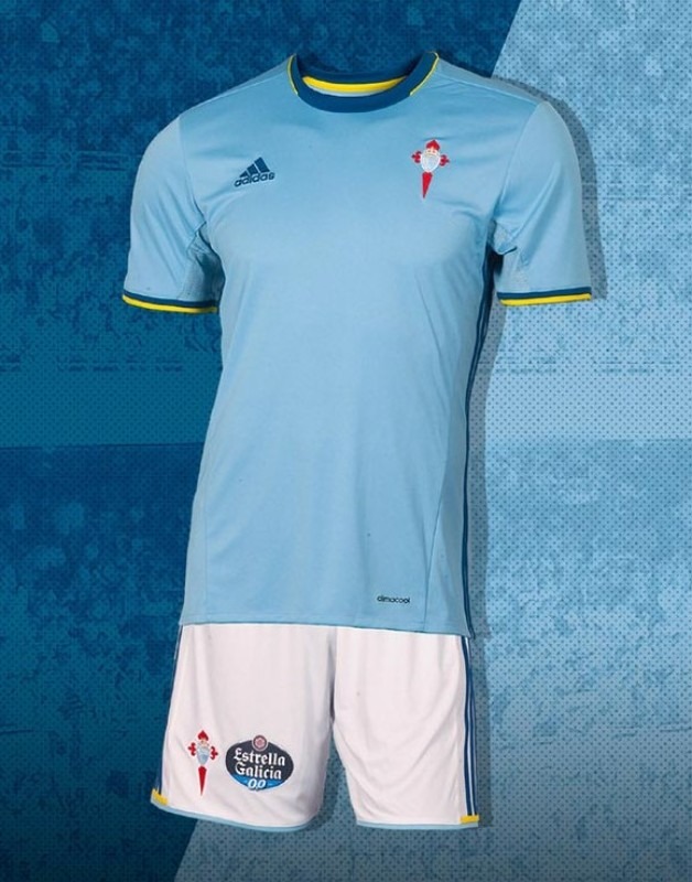 Primera equipación de RC Celta de Vigo 16-17
