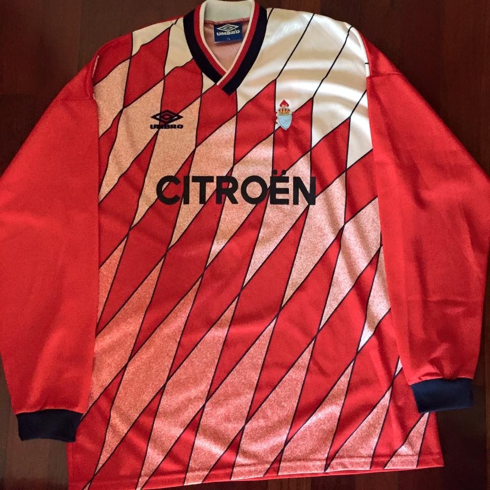 Segunda equipación de RC Celta de Vigo 95-96