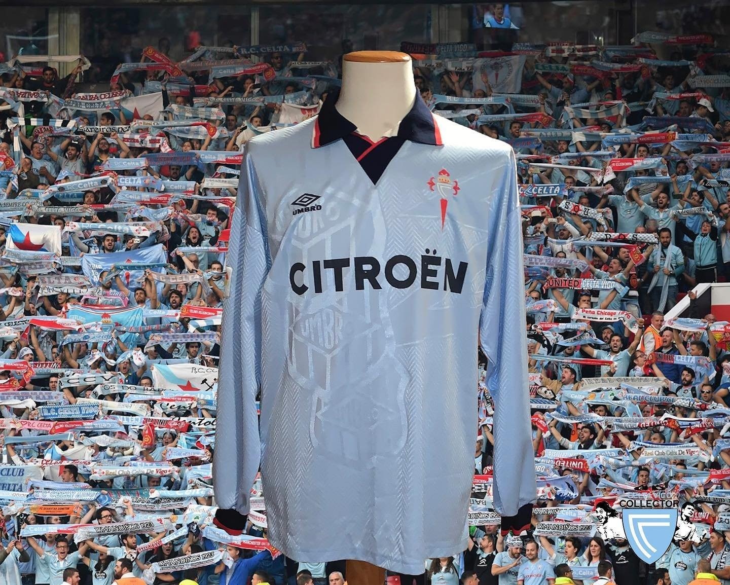 Primera equipación de RC Celta de Vigo 95-96