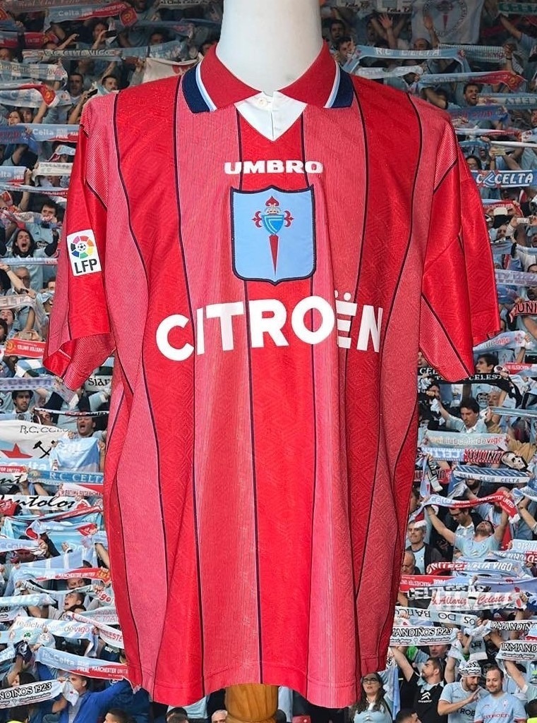 Segunda equipación de RC Celta de Vigo 96-97