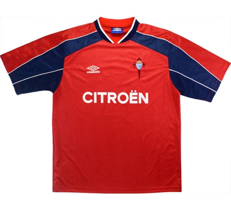 Segunda equipación de RC Celta de Vigo 99-00