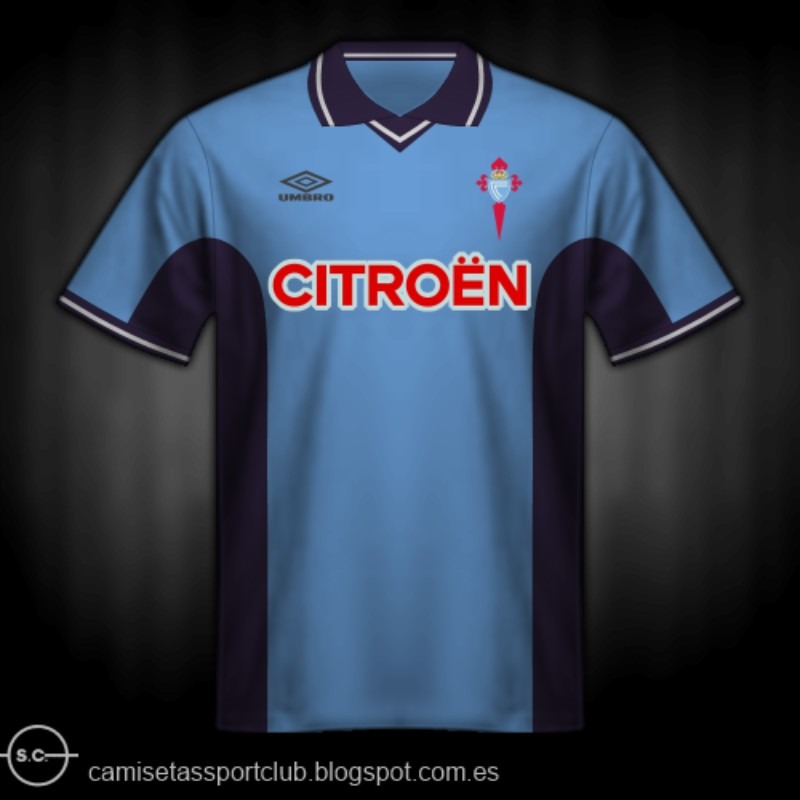 Primera equipación de RC Celta de Vigo 99-00