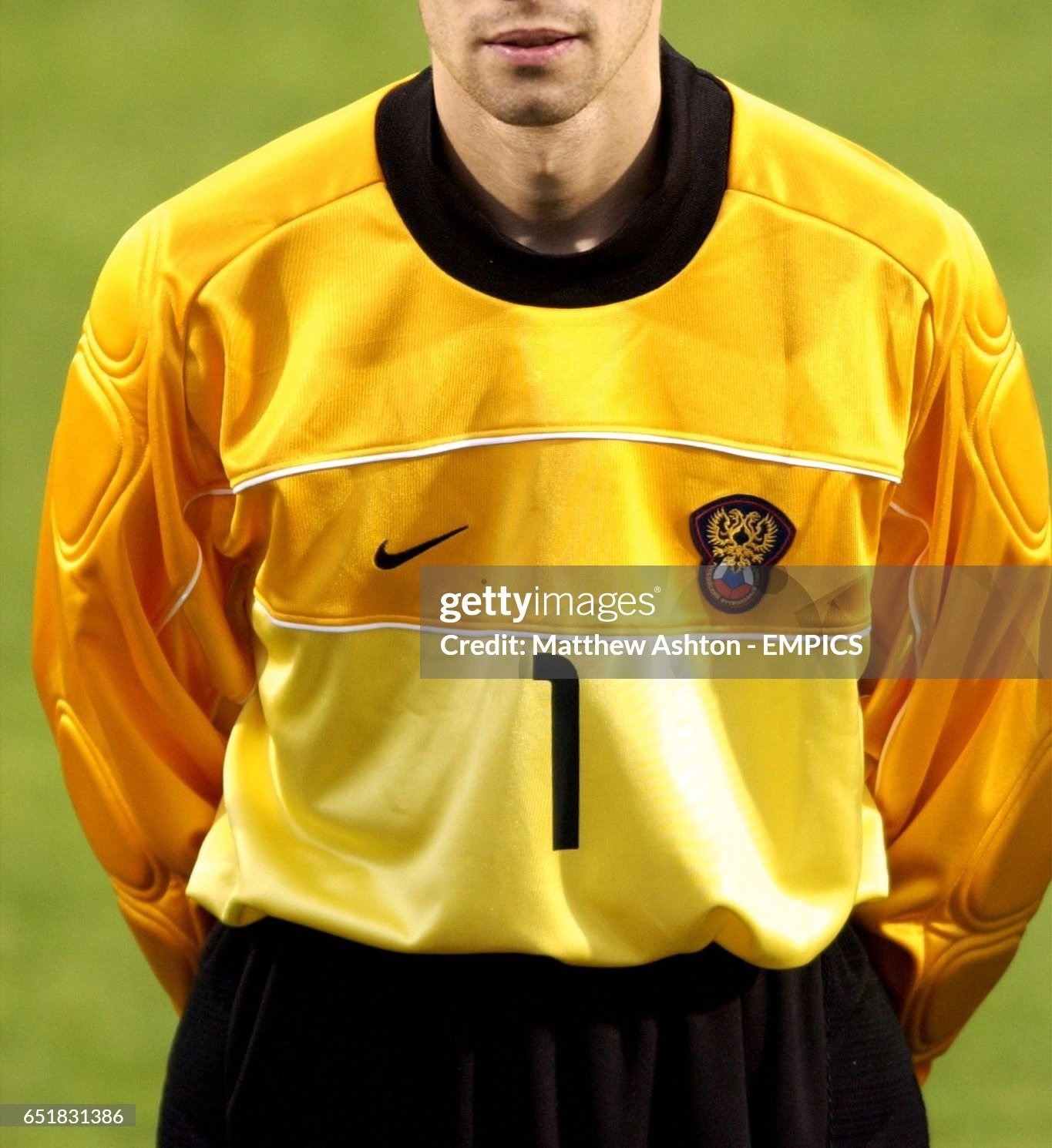 Equipación de portero de Rusia 1998