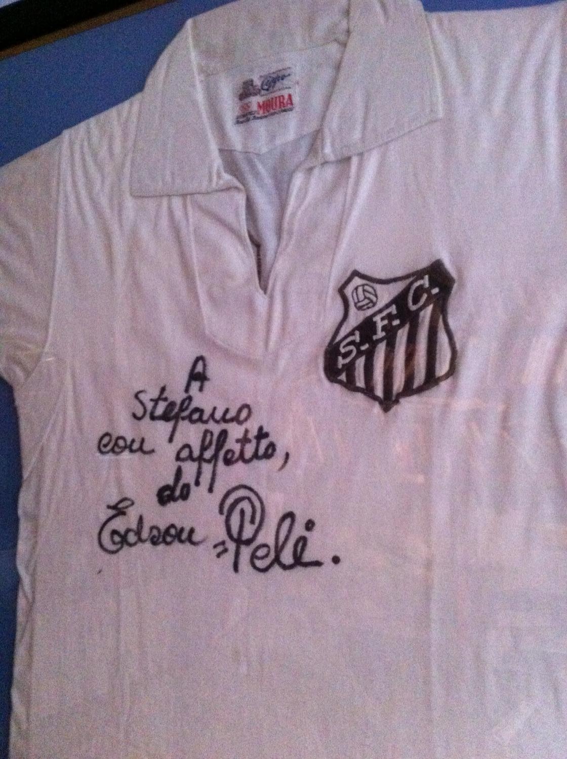 Primera equipación de Santos FC 1958
