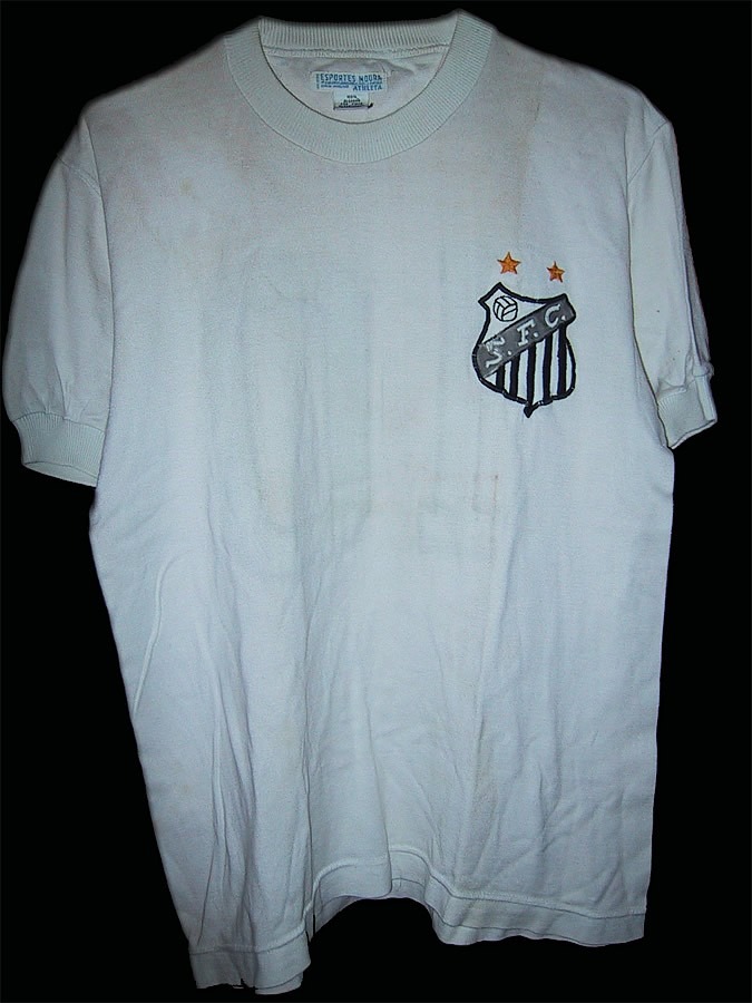 Segunda equipación de Santos FC 1971