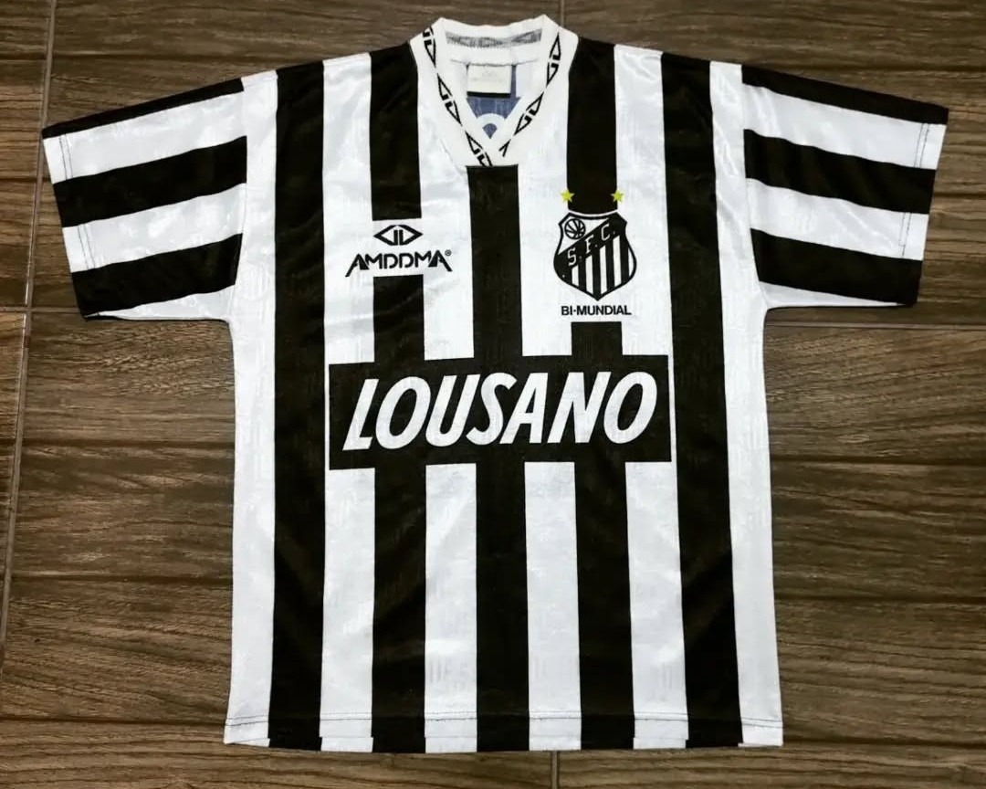 Segunda equipación de Santos FC 1994