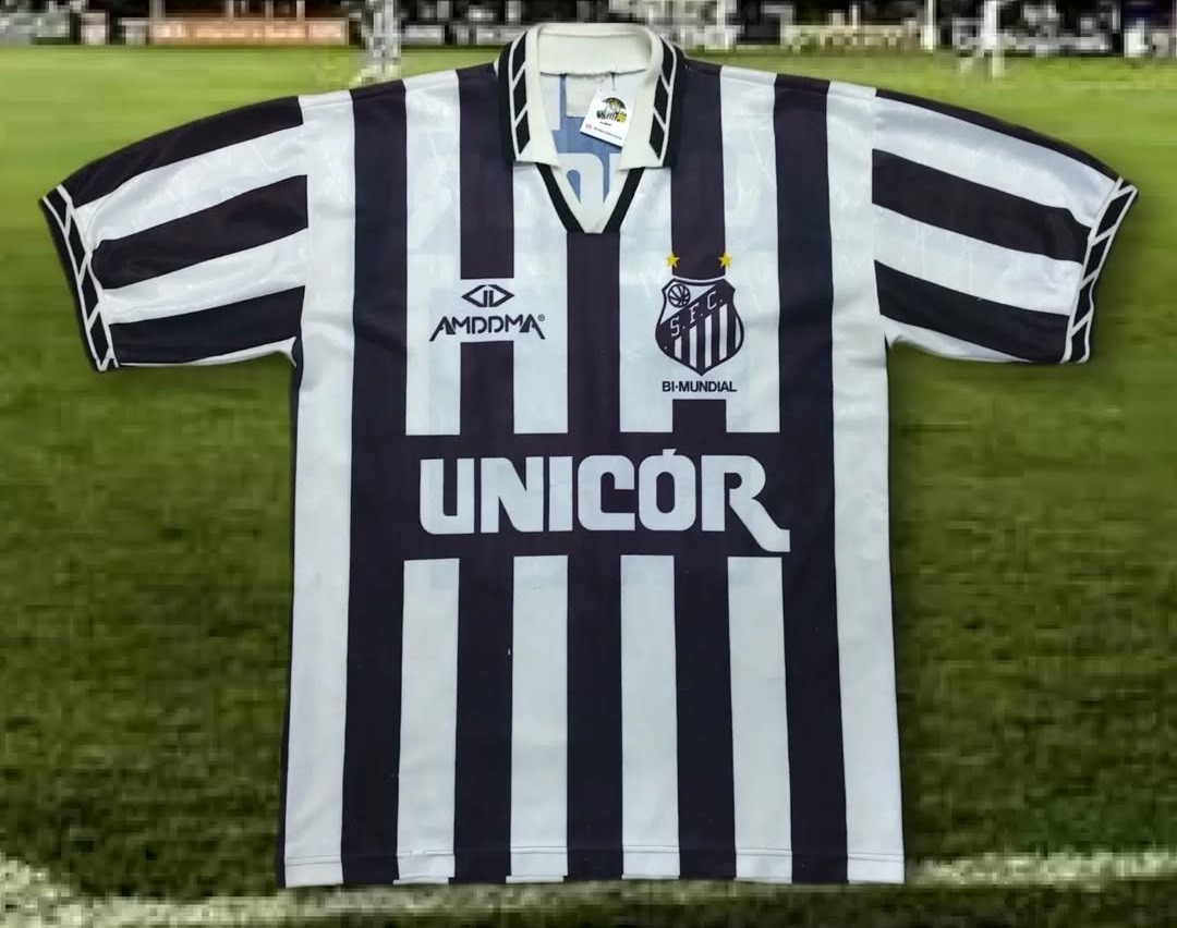 Segunda equipación de Santos FC 1995