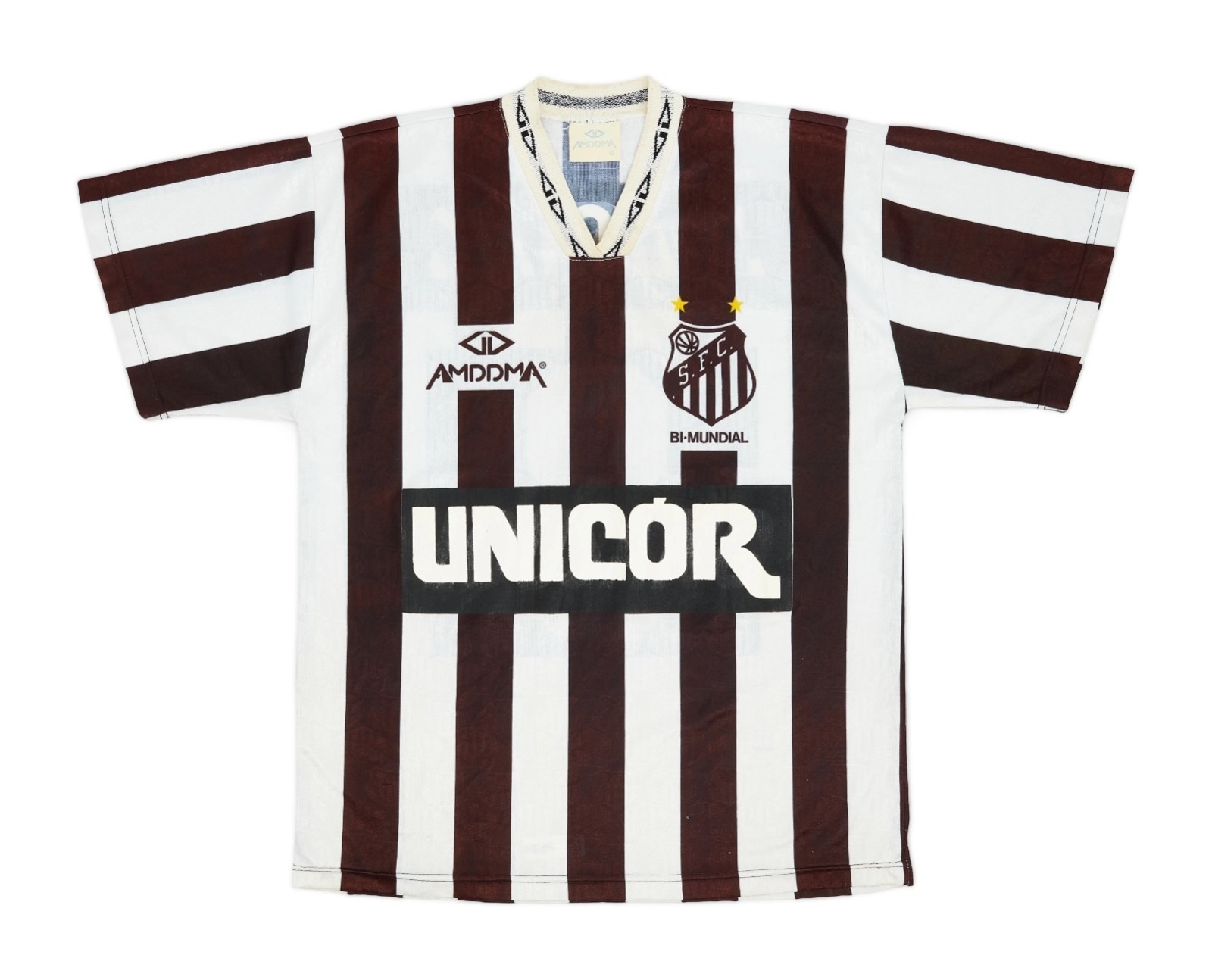 Segunda equipación de Santos FC 1995