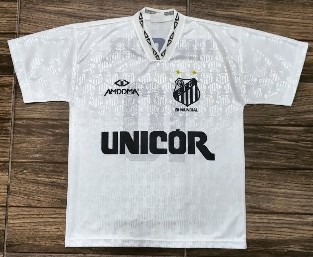 Primera equipación de Santos FC 1995