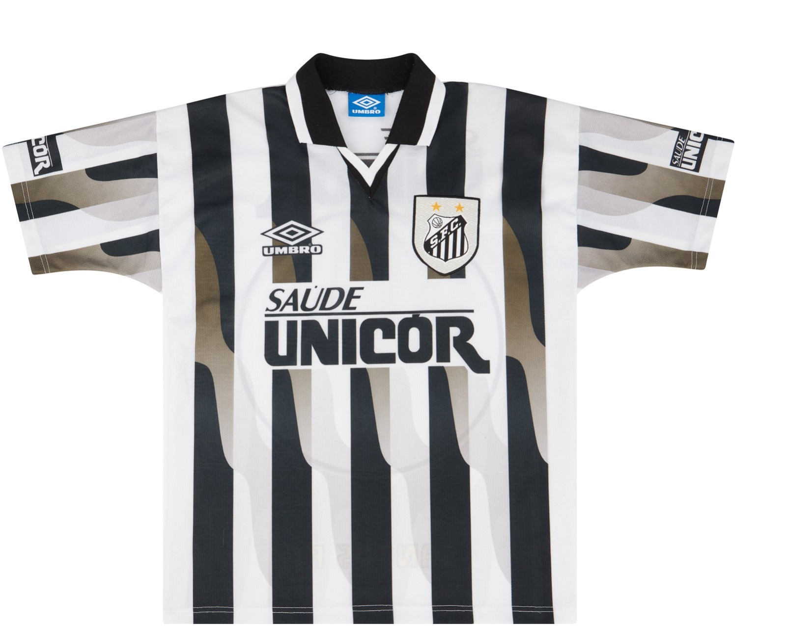 Segunda equipación de Santos FC 1997