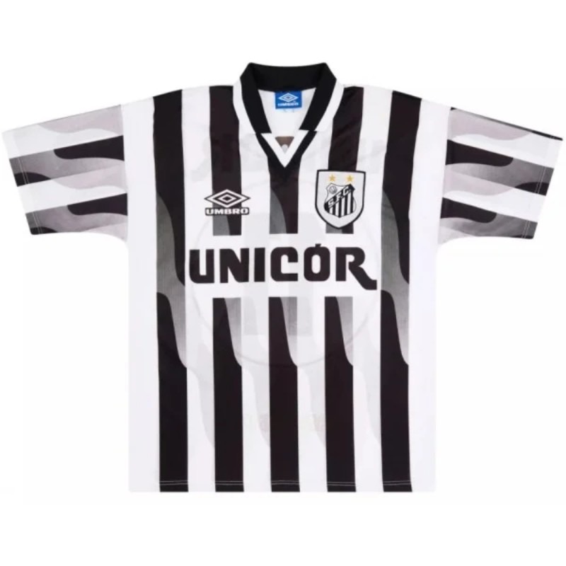 Segunda equipación de Santos FC 1998