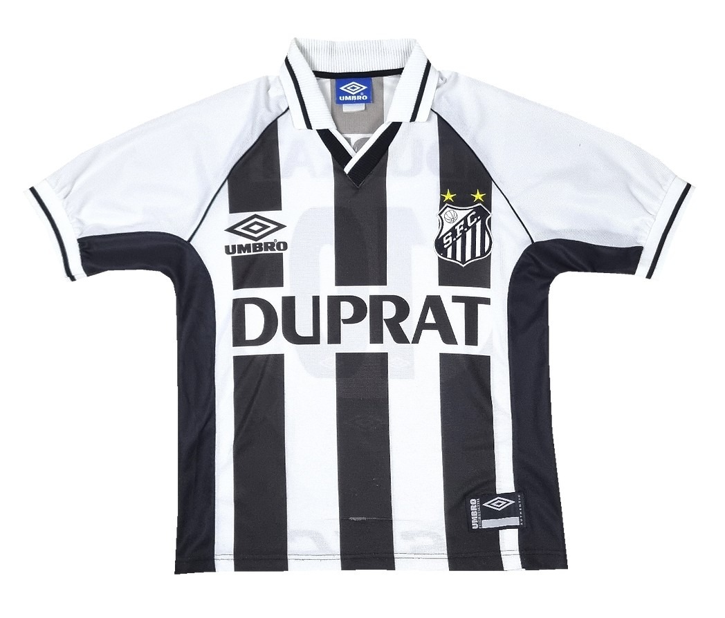 Segunda equipación de Santos FC 1999