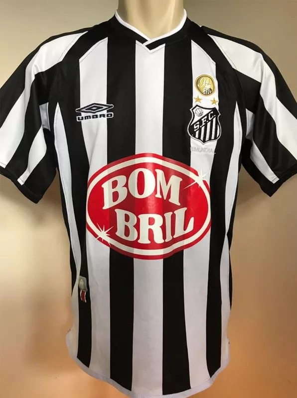 Segunda equipación de Santos FC 2002