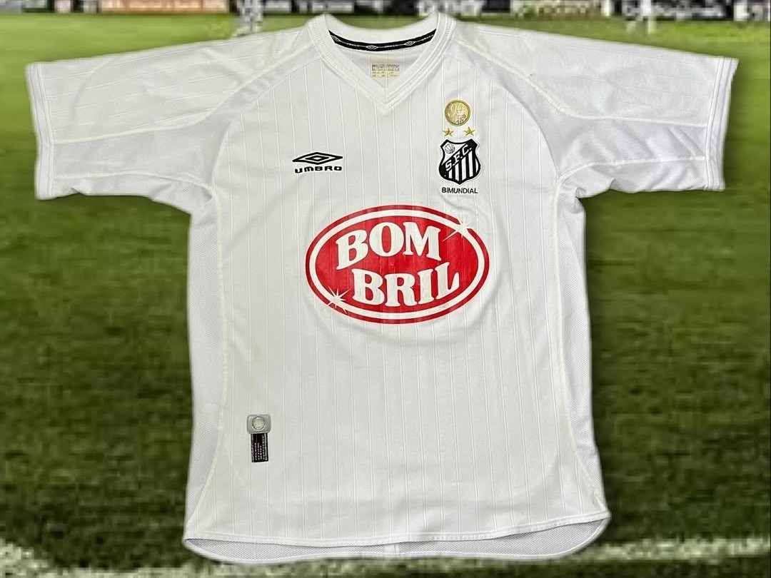 Primera equipación de Santos FC 2002