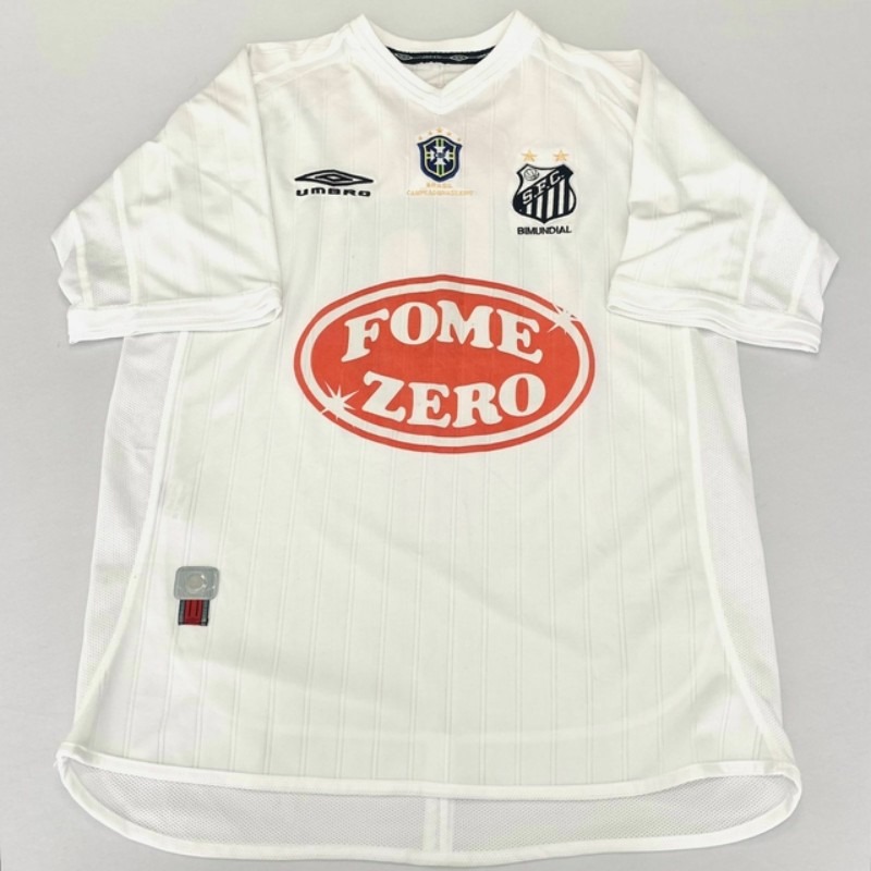 Primera equipación de Santos FC 2002