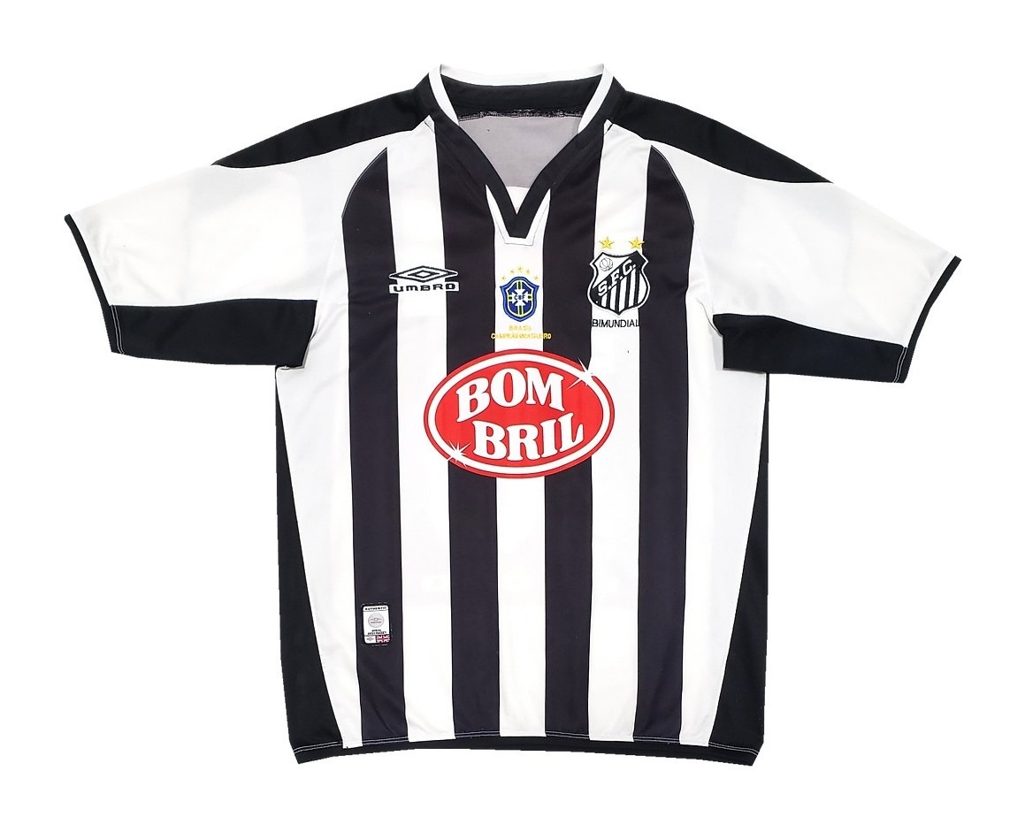 Segunda equipación de Santos FC 2003