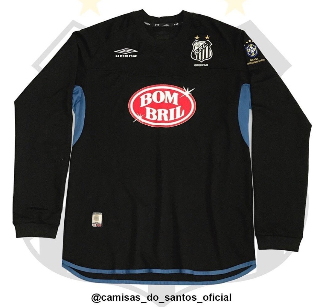 Equipación de portero de Santos FC 2003