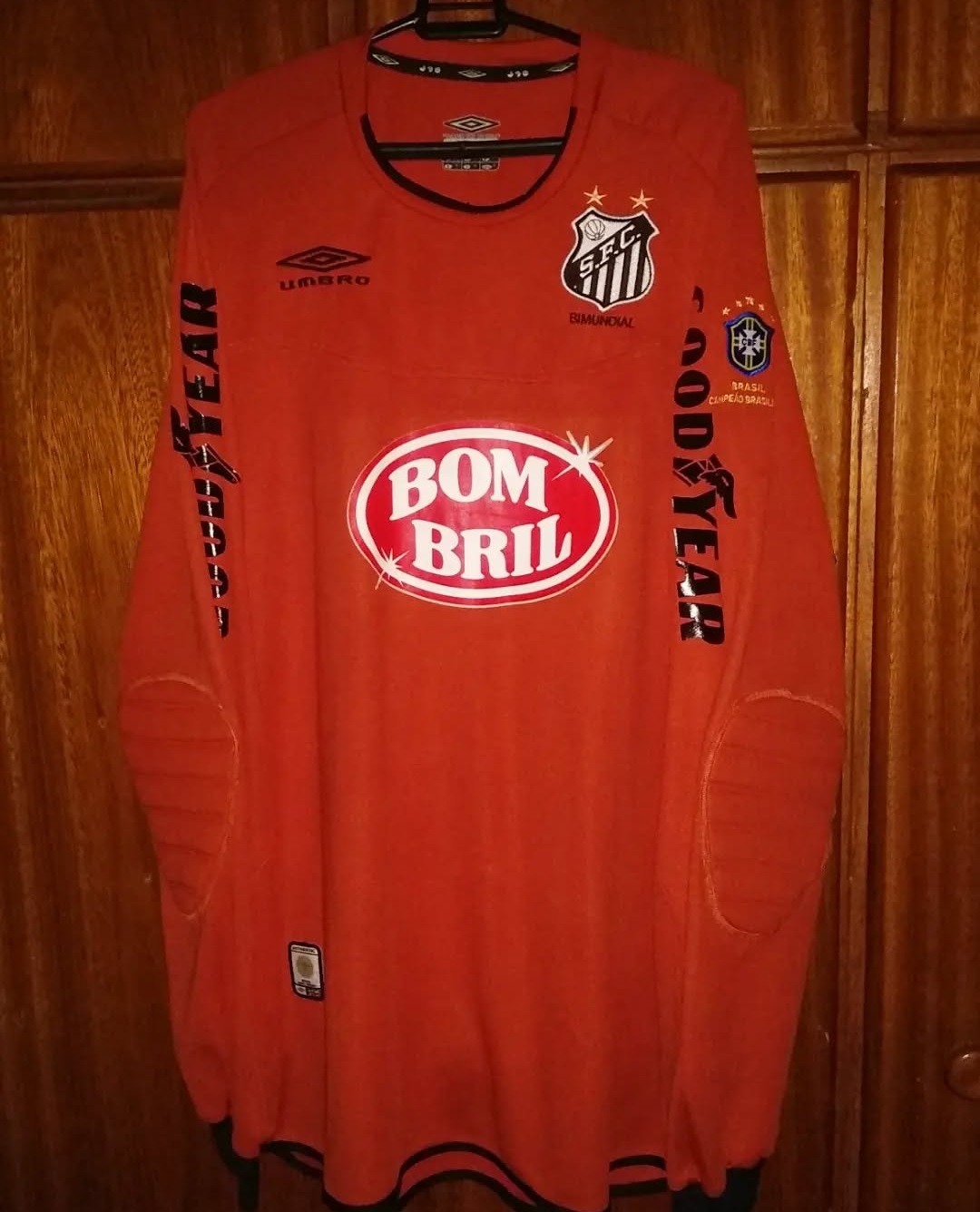 Equipación de portero de Santos FC 2003