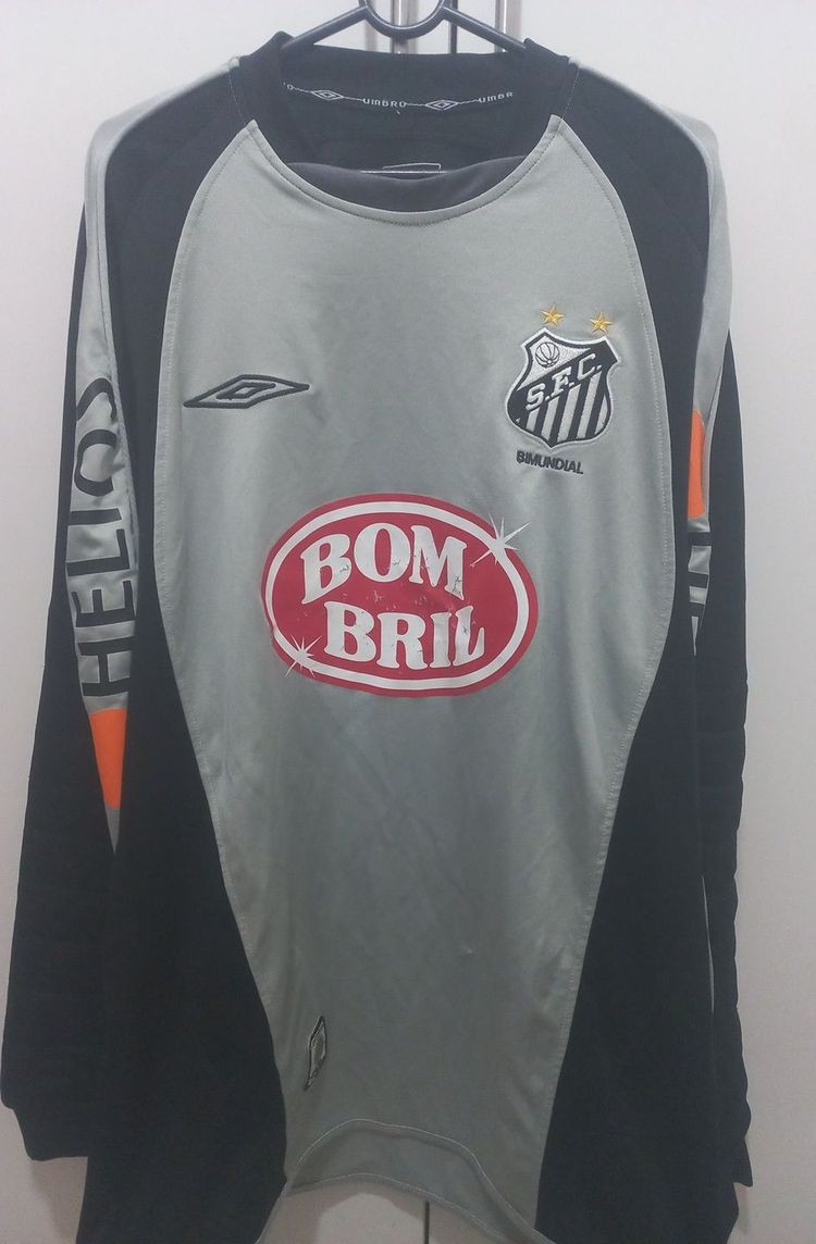 Equipación de portero de Santos FC 2004