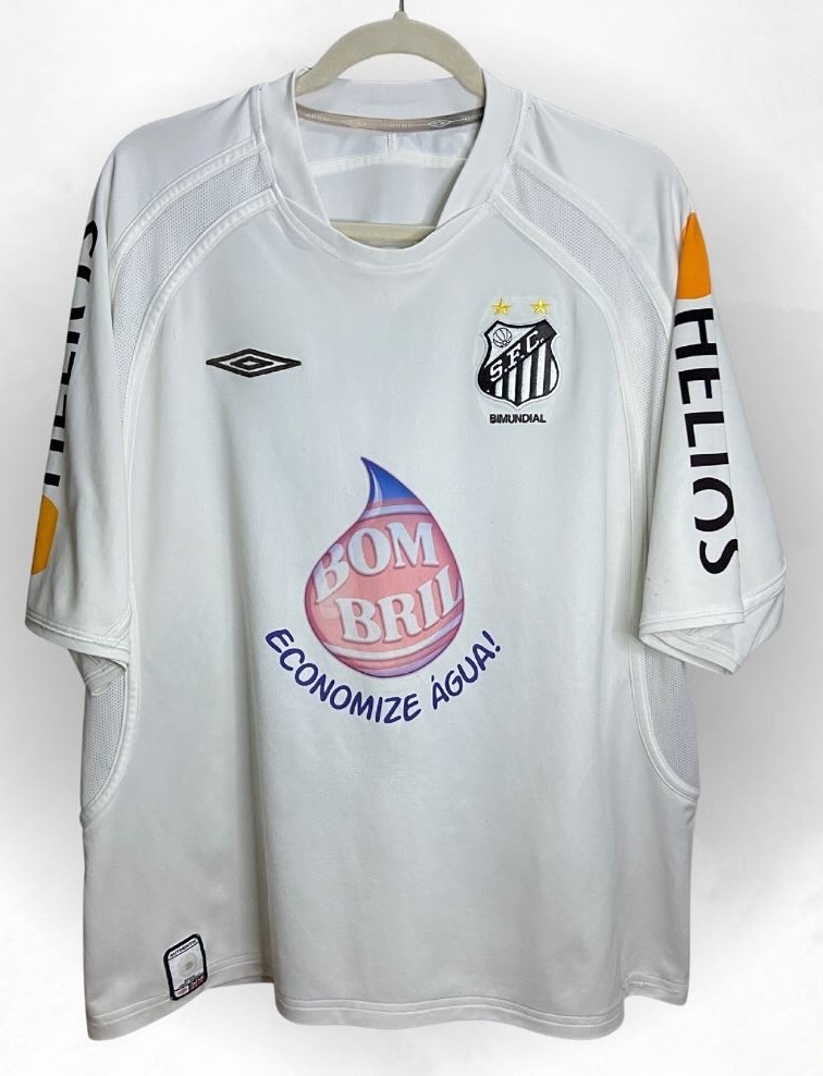 Primera equipación de Santos FC 2004