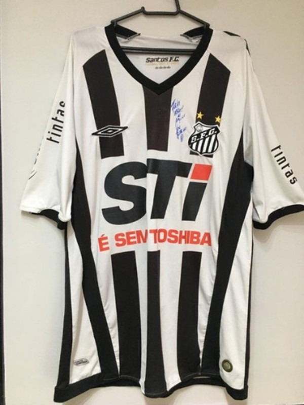 Segunda equipación de Santos FC 2009