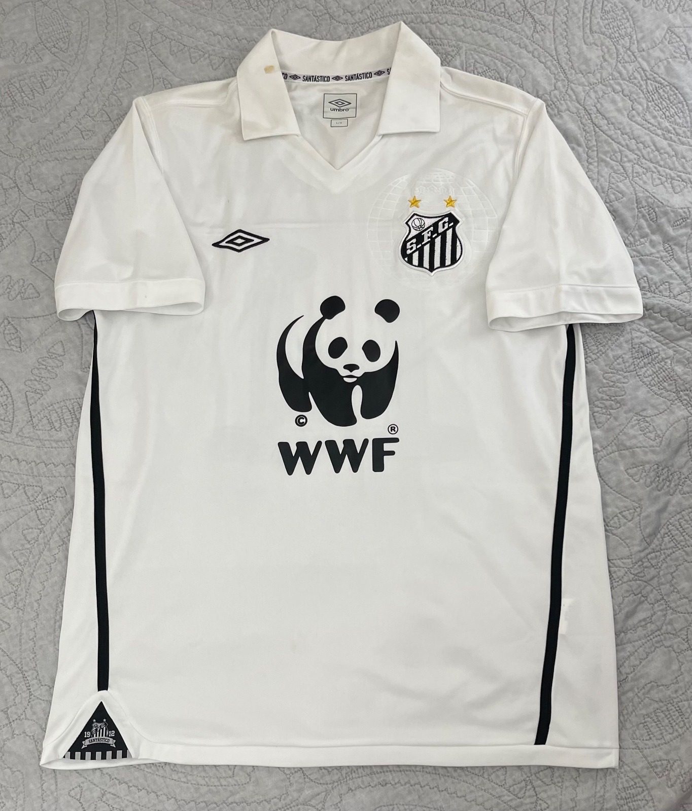 Primera equipación de Santos FC 2010