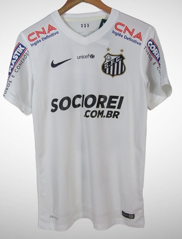 Primera equipación de Santos FC 2014