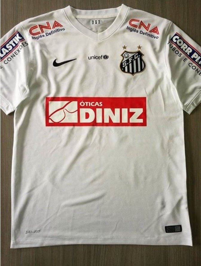 Primera equipación de Santos FC 2014