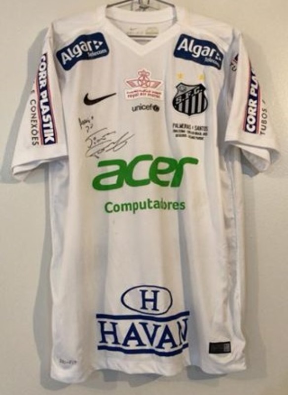Primera equipación de Santos FC 2015