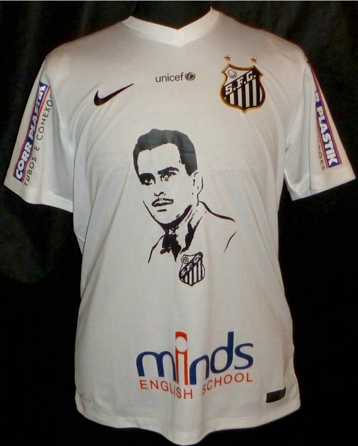 Primera equipación de Santos FC 2015