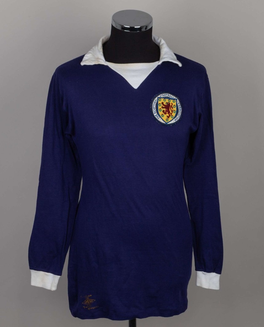 Primera equipación de Scotland 1974