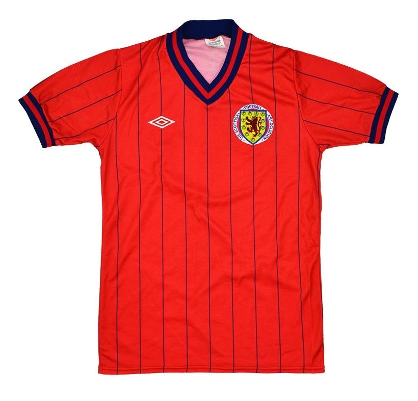 Segunda equipación de Scotland 1982