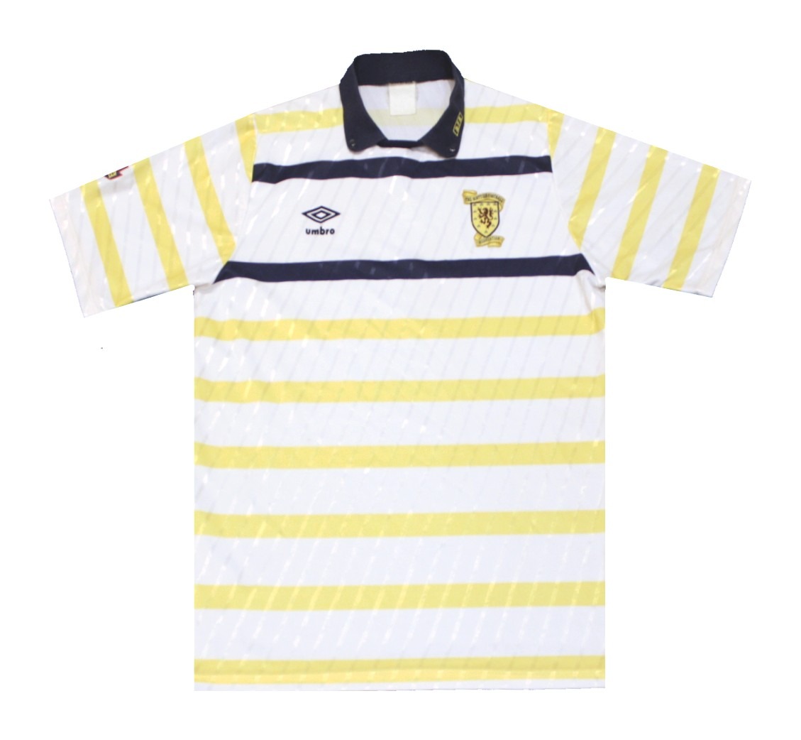 Segunda equipación de Scotland 1988