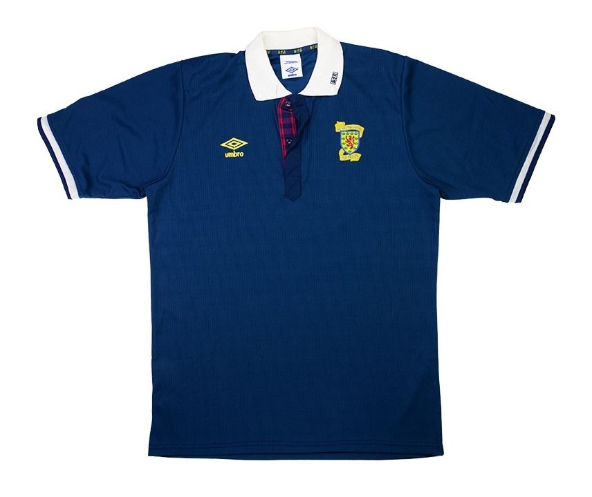 Primera equipación de Scotland 1988