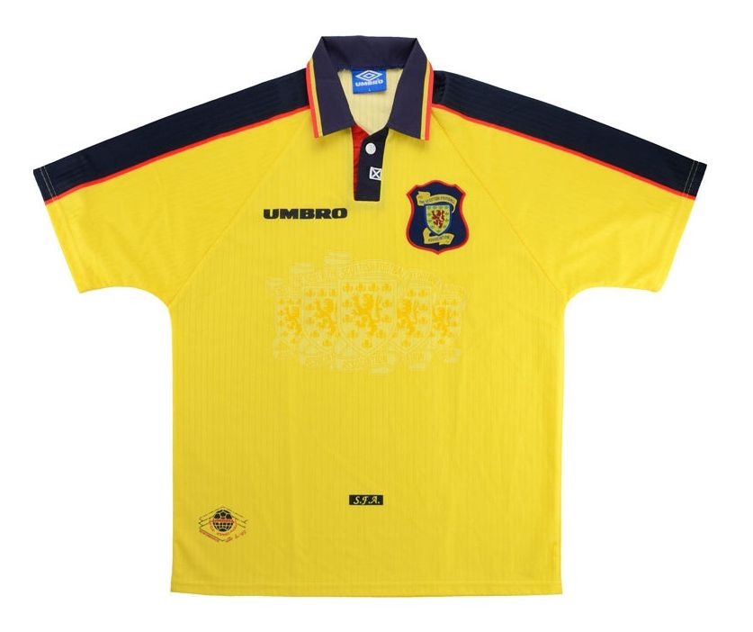 Segunda equipación de Scotland 1997