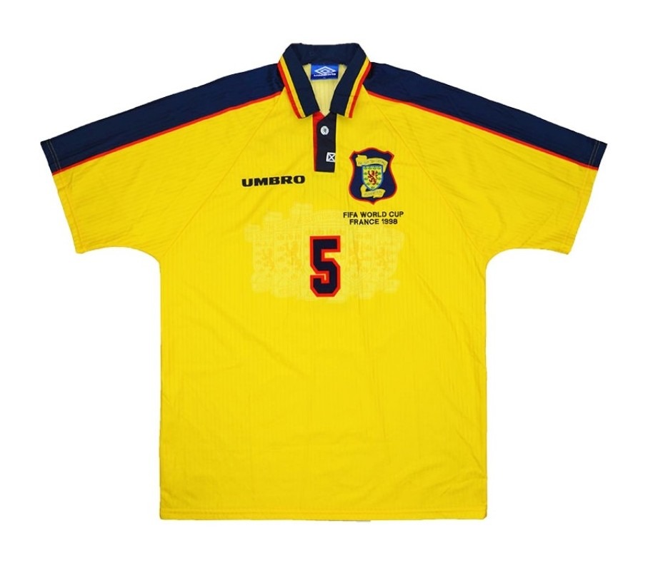 Segunda equipación de Scotland 1998