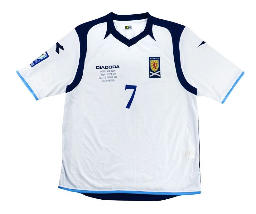 Segunda equipación de Scotland 2008