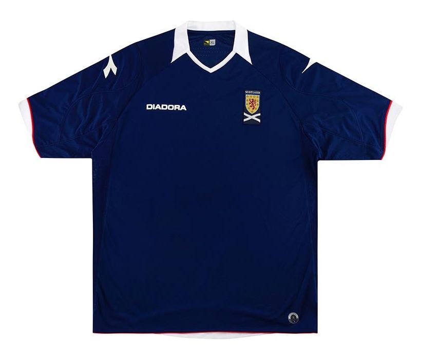 Primera equipación de Scotland 2008