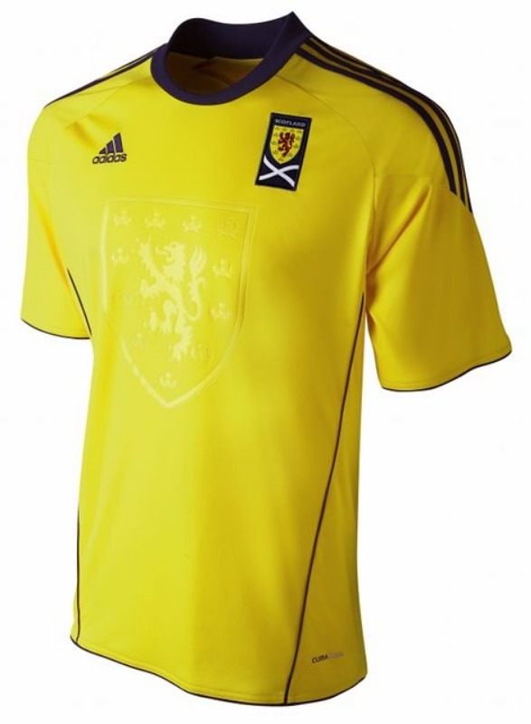Segunda equipación de Scotland 2010