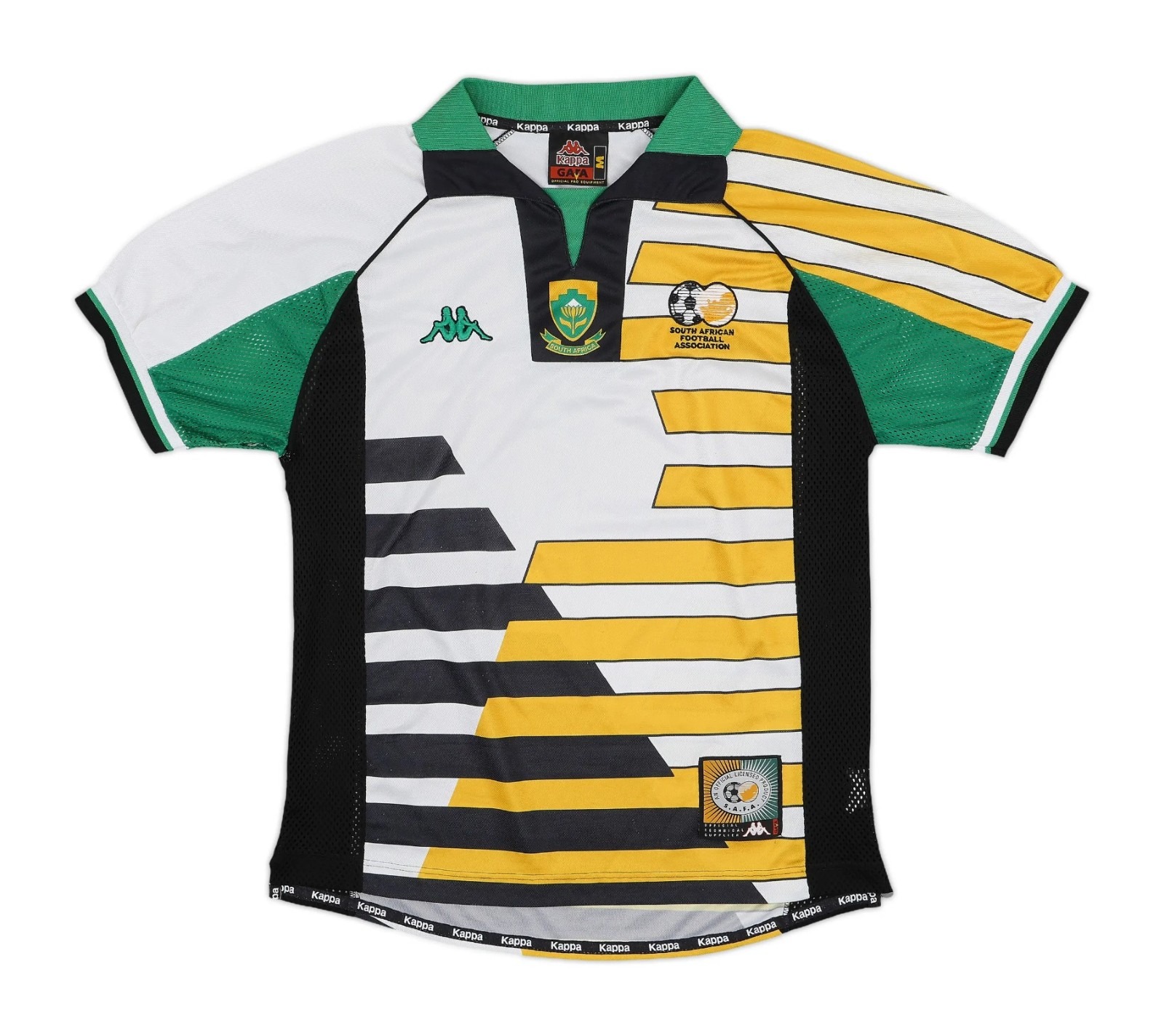 Primera equipación de South Africa 1998